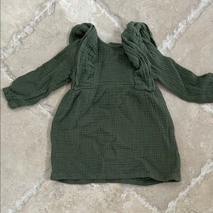 Cat & Jack Deep Green Casual toddler Dress